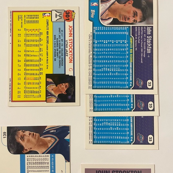 Set of 19 John Stockton Basketball cards Jazz - Picture 15 of 15